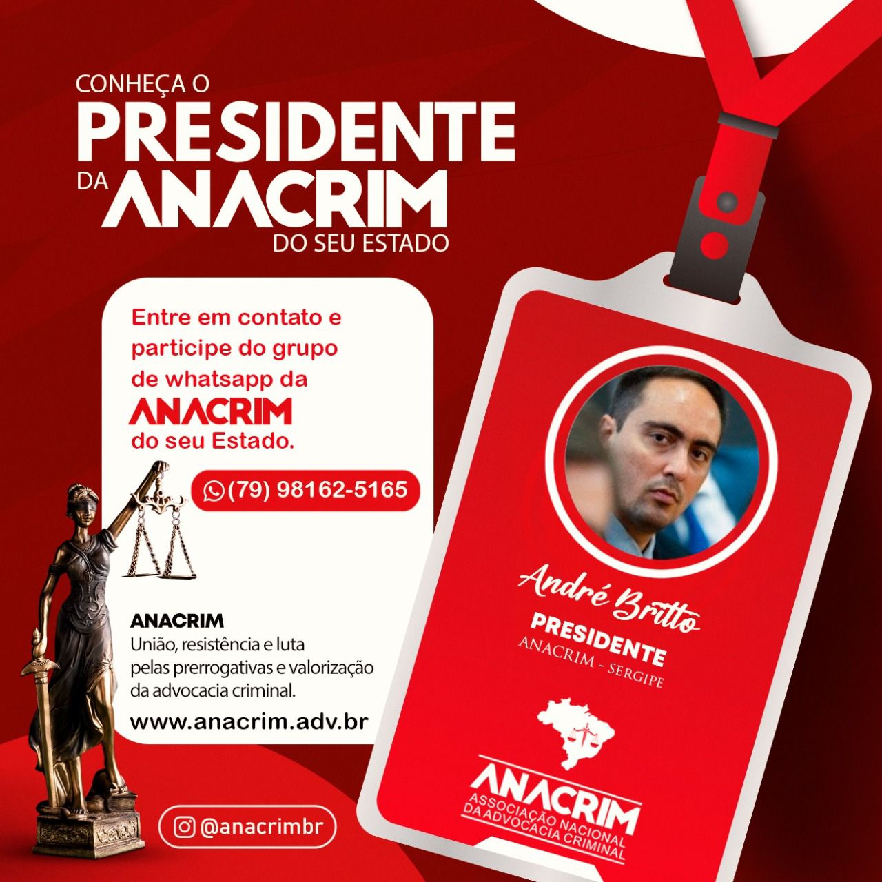 Read more about the article Conheça o Presidente – ANACRIM Sergipe (SE)