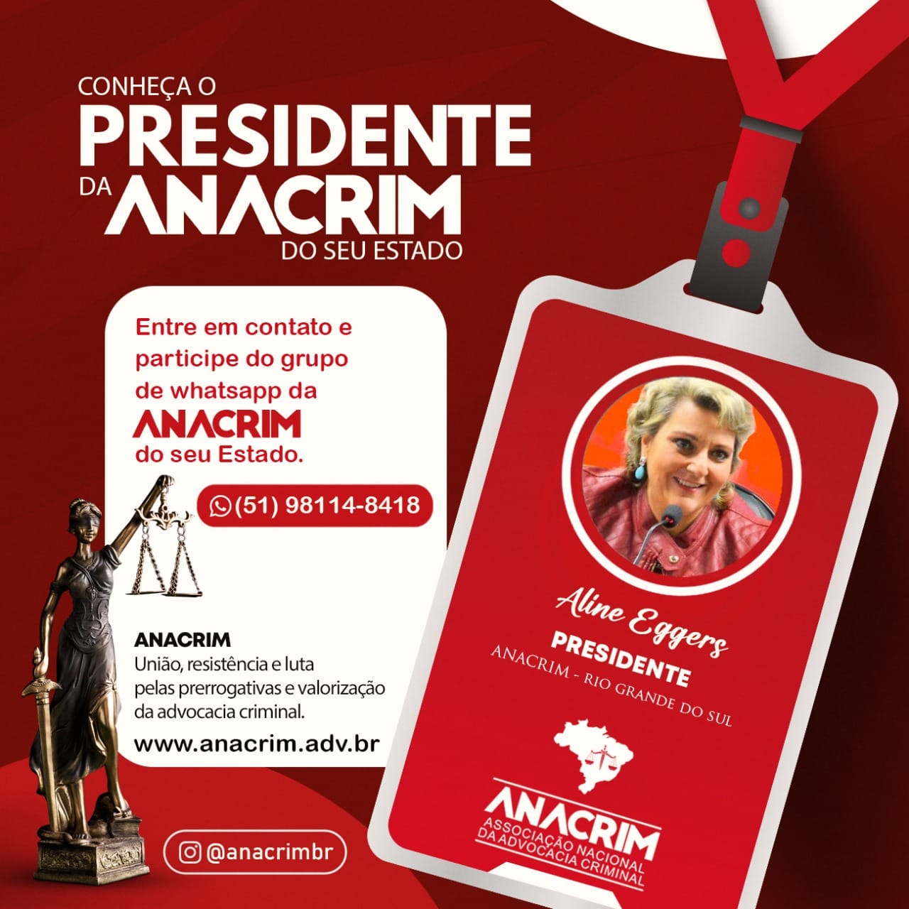Read more about the article Conheça o Presidente – ANACRIM Rio Grande do Sul (RS)