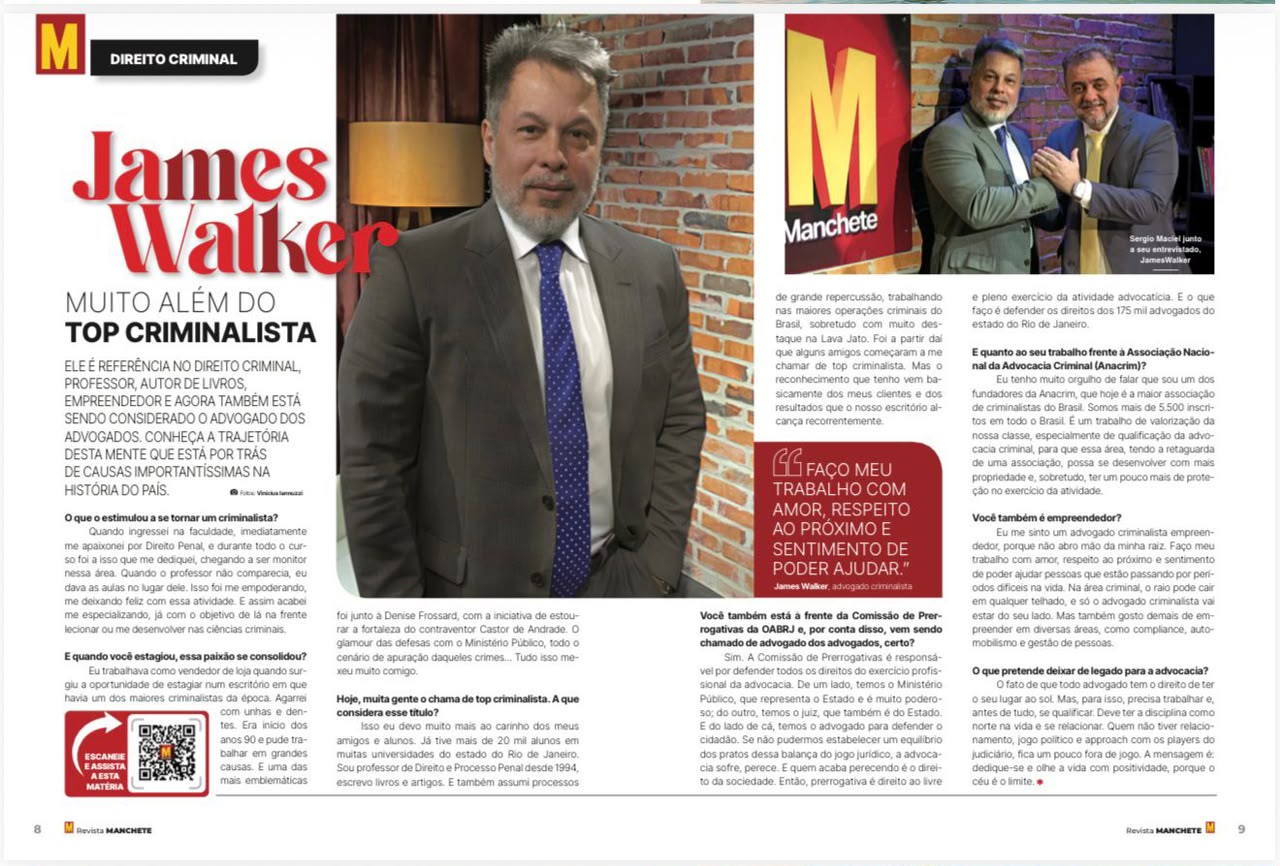 You are currently viewing PRESIDENTE DA ANACRIM É ENTREVISTADO DA NOVA REVISTA MANCHETE JUDICIÁRIO